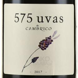 575 Uvas de Cambrico DOP - вино 575 Увас де Камбрико ДОП 0.75 л красное сухое