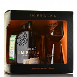 Barcelo Imperial - ром Барсело Империал 0.7 л в п/у + 2 стакана