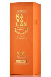 Kavalan Solist Brandy Single Cask Strength - виски Кавалан Солист Бренди Каск Сингл Каск Стренгс 0.7 л в п/у