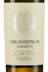 Organistrum Albarino DO - вино Органиструм Альбариньо ДО 0.75 л белое сухое