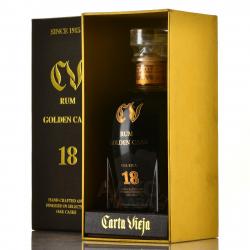 Carta Vieja Golden Cask Solera 18 Years Old - ром Карта Вьеха Голден Каск Солера 18 лет 0.75 л в п/у