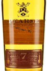 Pearse Irish Distillers Choice aged 7 years - виски Пирс Айриш Дистиллерс Чойс 7 лет 0.7 л в тубе