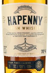 Ha’Penny Four Times Casked Irish Whiskey - виски Ха Пенни Айриш Фо Таймс Каскед 0.7 л