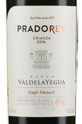 Pradorey Finca Valdelayegua Crianza - вино Прадорэй Финка Вальделайегуа Крианса 0.75 л красное сухое