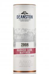 Deanston Oloroso Cask 2008 - виски Динстон 2008 Олоросо Каск 0.7 л в тубе