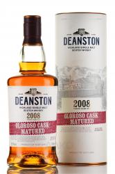 Deanston Oloroso Cask 2008 - виски Динстон 2008 Олоросо Каск 0.7 л в тубе