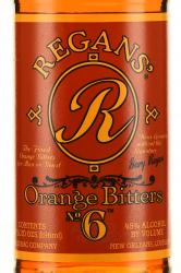 Regans Orange Bitters 6 0.296 л этикетка