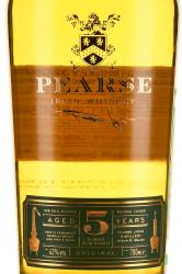 Pearse Irish Original aged 5 years - виски Пирс Айриш Ориджинал 5 лет 0.7 л в тубе