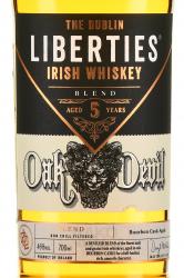 The Dublin Liberties Oak Devil - виски Даблин Либертис Оак Девил 0.7 л
