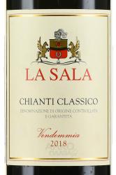 La Sala Chianti Classico - вино Ла Сала Кьянти Классико 0.75 л красное сухое