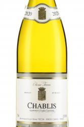 вино Olivier Tricon Chablis AOC 0.75 л этикетка