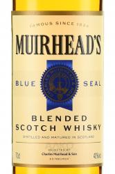 Muirheads Blue Seal 0.7 л этикетка