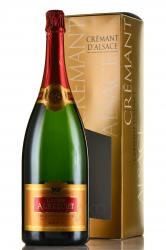 Lucien Albrecht Brut Cremant d`Alsace AOC - игристое вино Люсьен Альбрехт Брют Креман д`Эльзас 1.5 л