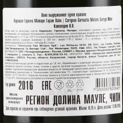 Carignan Garnacha Mataro Garage Wine - вино Кариньян Гарнача Матаро Гараж Вайн 0.75 л красное сухое