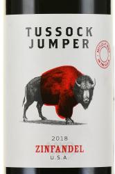 вино Tussock Jumper Zinfandel 0.75 л этикетка