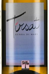 вино Feudi del Pisciotto Tirsat Gurra Di Mare 0.75 л этикетка