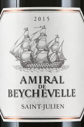 вино Амираль Де Бешвель 0.75 л красное сухое этикетка