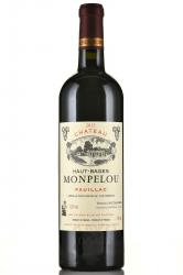 Chateau Haut-Bages Monpelou Cru Bourgeois AOC Pauillac - вино Шато О-Баж Монпелу АОС 0.75 л красное сухое