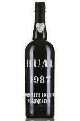 Madeira Bual - мадера Буал 1987 год 0.75 л