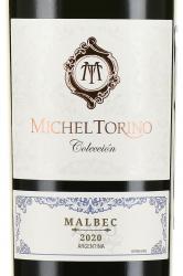 вино Michel Torino Coleccion Malbec 0.75 л этикетка
