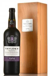 Taylor’s Very Old Single Harvest Port - портвейн Тэйлор’с Вери Олд Сингл Харвест Порт 1969 год 0.75 л