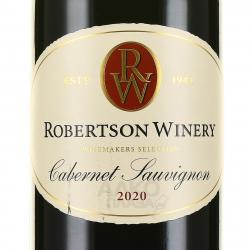 вино Robertson Winery Cabernet Sauvignon 0.75 л красное сухое этикетка
