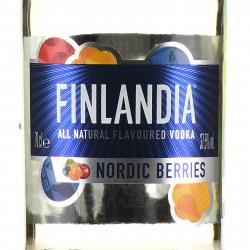 Finlandia Nordic Berries - водка Финляндия Северные Ягоды 0.7 л