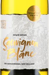 вино Canterbury Misty Cove Sauvignon Blanc Marlborough 0.75 л этикетка