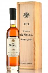 Armagnac de Montal Bas Armagnac - арманьяк де Монталь Ба Арманьяк 1974 года 0.2 л в д/у