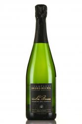 Champagne Bruno Michel Les Brousses Premier Cru Extra - шампанское Шампань Брюно Мишель Ле Брусс Премье Крю Экстра 0.75 л белое экстра брют