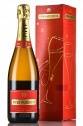 Piper Heidsieck Cuvee Brut gift box - шампанское Пайпер Хайдсик Брют 0.75 л в п/у