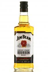 Jim Beam Bourbon - виски Джим Бим Бурбон  0.35 л