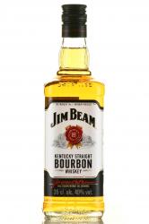 Jim Beam Bourbon - виски Джим Бим Бурбон 0.35 л