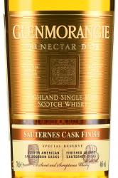 Glenmorangie Nectar Dor 12 years - виски Гленморанджи Нектар Дор 12 лет 0.7 л