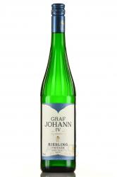 вино Граф Иоганн IV Рислинг Трокен 0.75 л белое сухое 