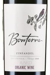 Bonterra Zinfandel - вино Бонтерра Зинфандель 0.75 л красное сухое