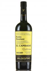 Херес Valdespino El Candado Pedro Ximenez - херес Вальдеспино Эль Кандадо Педро Хименес 0.75 л