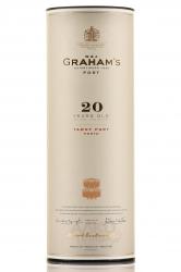 портвейн Porto Grahams Tawny 20 Years 0.75 л туба