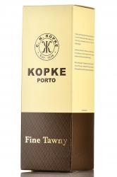 Kopke Fine Tawny Porto Gift Box - портвейн Копке Файн Тони Порто 0.75 л в п/у