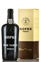 Kopke Fine Tawny Porto Gift Box - портвейн Копке Файн Тони Порто 0.75 л в п/у