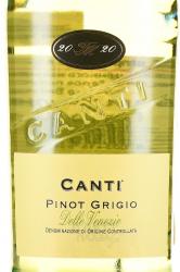 вино Canti Pinot Grigio 0.75 л этикетка