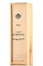 Armagnac Bas Armagnac de Montal 1972 years - арманьяк де Монталь Ба Арманьяк 1972 год 0.2 л в д/у