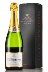 Comt Audoin de Dampierre Grande Cuvee gift box - шампанское Комт Одуан де Дампьер Гран Кюве 0.75 л в п/у