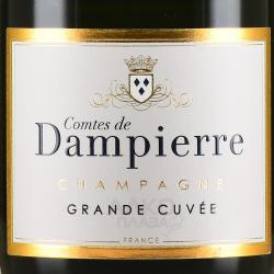 Comt Audoin de Dampierre Grande Cuvee gift box - шампанское Комт Одуан де Дампьер Гран Кюве 0.75 л в п/у