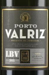 Porto Valriz LBV - портвейн Порто Валриц ЛБВ 0.75 л красный