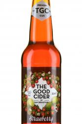 сидр San Sebastian The Good Cider Strawberry & lime 0.33 л этикетка