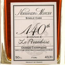Coganc Normandin Mercier Grande Champagne La Peraudiere Brut De Fut - коньяк Нормандин Мерсье Гранд Шампань Ла Перодье Брют Де Фрут 0.5 л