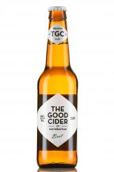 The Good Cider San-Sebastian Brut - сидр газированный Гуд Сайдер Сан-Себастьян Брют 0.33 л