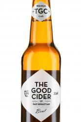 сидр The Good Cider San-Sebastian Brut 0.33 л этикетка