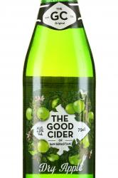 сидр The Good Cider San Sebastian Dry Apple 0.75 л этикетка